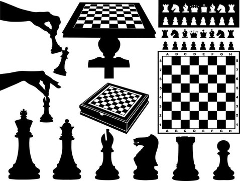 棋子插圖