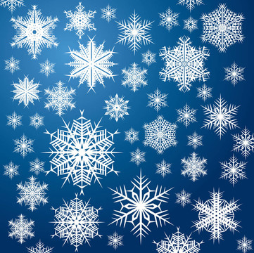 藍色的雪花