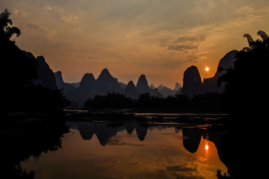 桂林夕陽(yáng)