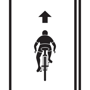 自行車道路標(biāo)志