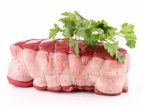 隔離生烤牛肉