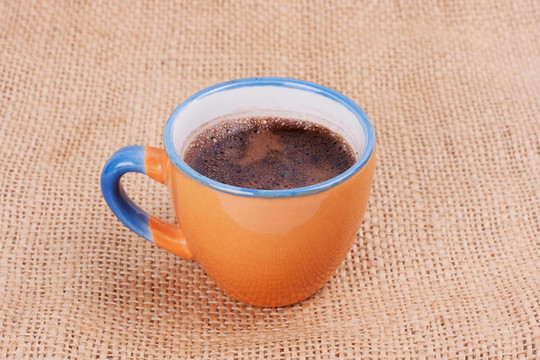 一杯咖啡站在麻布