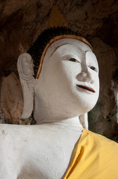 在雅拉寺石窟古代佛像；泰國(guó)