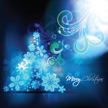 藝術(shù)圣誕背景