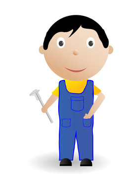 說(shuō)明男孩用工具