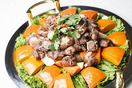 南瓜牛肉