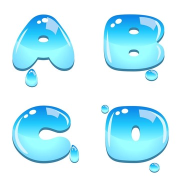 水字體type_a D
