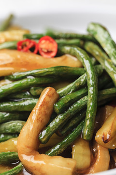 茄子燒豆角