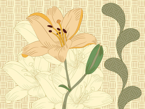 百合花與花卉裝飾