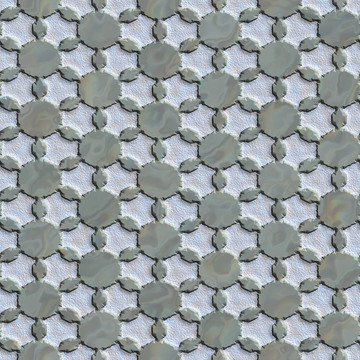 無縫：金屬格柵紋理
