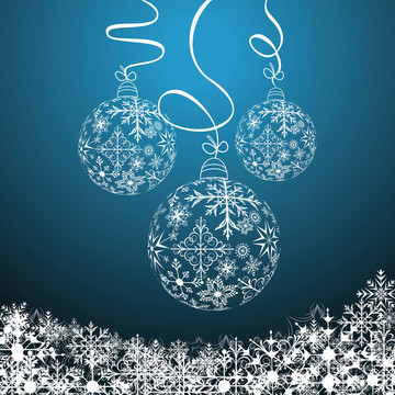 插圖可愛的圣誕組合