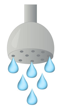水滴的淋浴頭