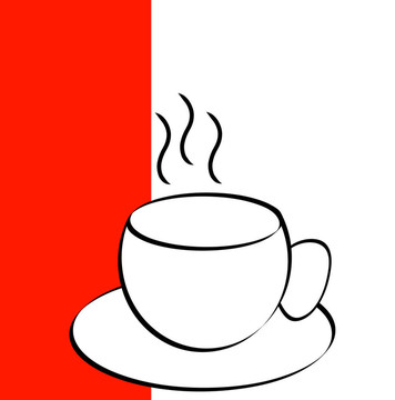 咖啡杯或茶杯背景