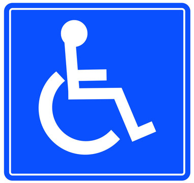 殘疾人專用停車標(biāo)志