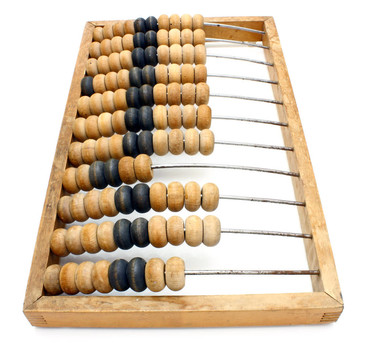 老木算盤(pán)特寫(xiě)