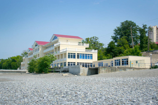 在海上休息
