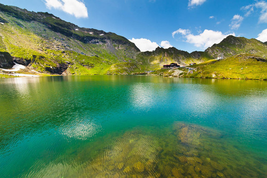 湖和山（羅馬尼亞Balea湖）