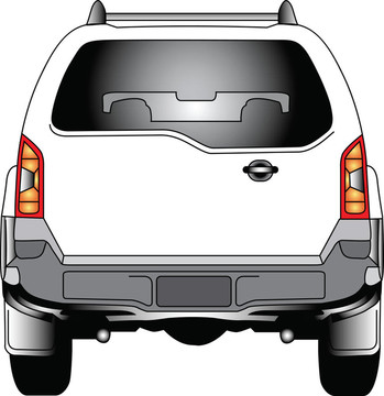 向量車后視圖