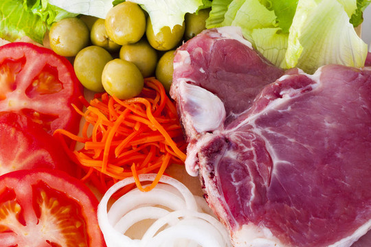 生牛肉片