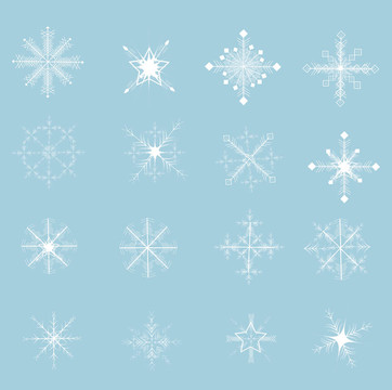 向量雪花集