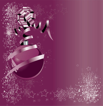 摘要紫圖圣誕球