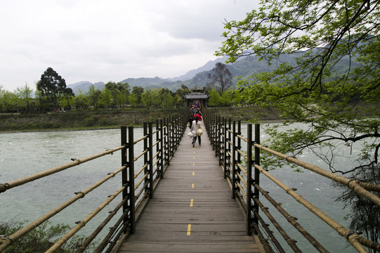 都江堰 安瀾索橋