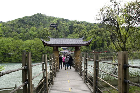 都江堰 安瀾索橋