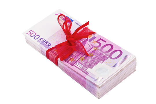 許多€500紙幣錢