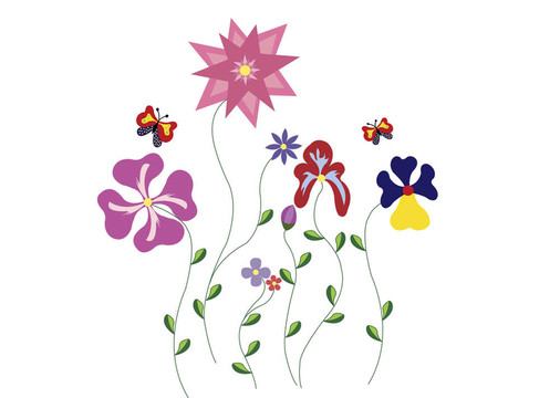 花型插圖