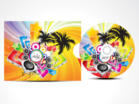 摘要colorufl音樂CD封面