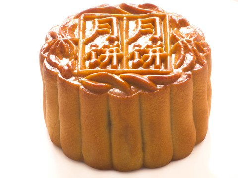 靠近中國(guó)傳統(tǒng)月餅