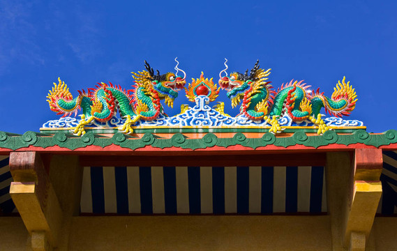 泰國中寺主門裝飾