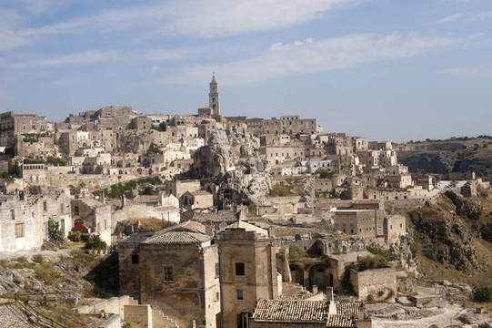 Matera（巴斯利卡塔大區(qū)；意大利）的老城區(qū)（Sassi）