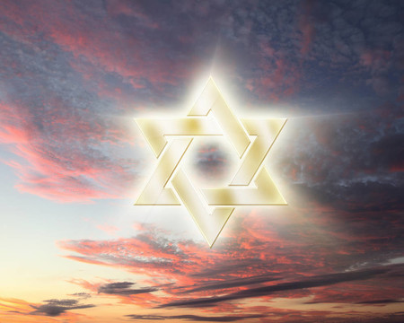 戴維之星在藍(lán)天