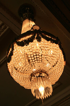室內(nèi)的Hatley Castle；Victoria加拿大；公元前；