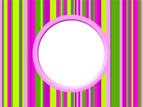 粉綠色的條紋邊界