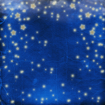 藍(lán)色的五彩紙屑和星星歡快的背景