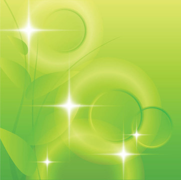 摘要綠色背景