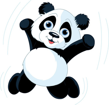 快樂的熊貓
