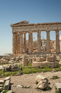 在Akropolis的Athens神廟。