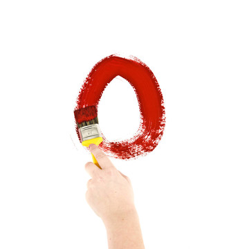 畫字母O