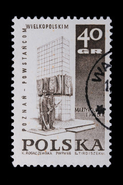 波蘭-大約1968：郵票- Wielkopolskie