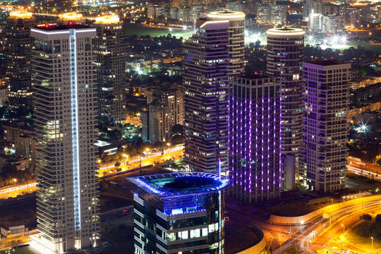 特拉維夫的夜景