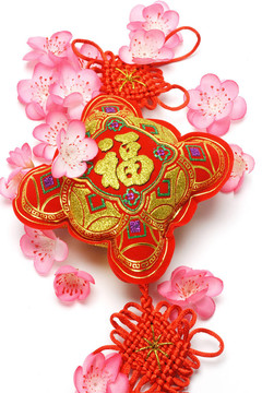 春節(jié)裝飾與櫻花