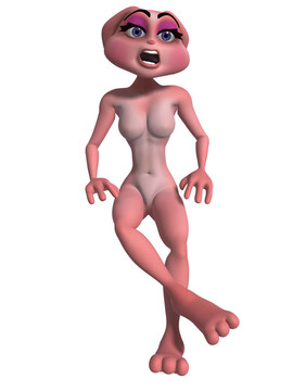 卡通兔女郎