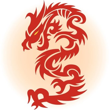 紅色的龍