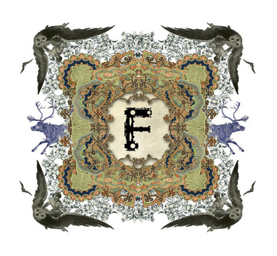 字母F。