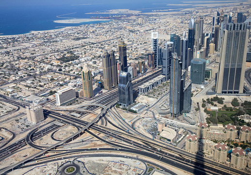 迪拜摩天樓。UAE。