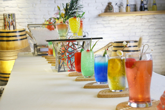 飲品 陳列 展示