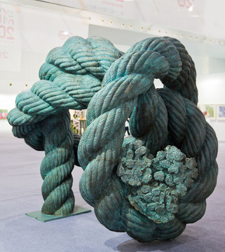 麻繩雕塑